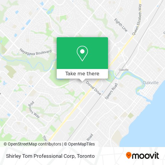 Shirley Tom Professional Corp map