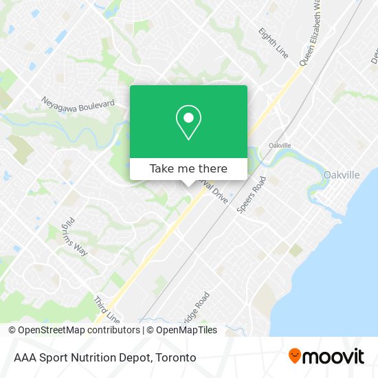 AAA Sport Nutrition Depot map