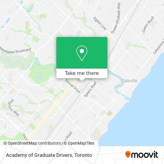 Academy of Graduate Drivers map
