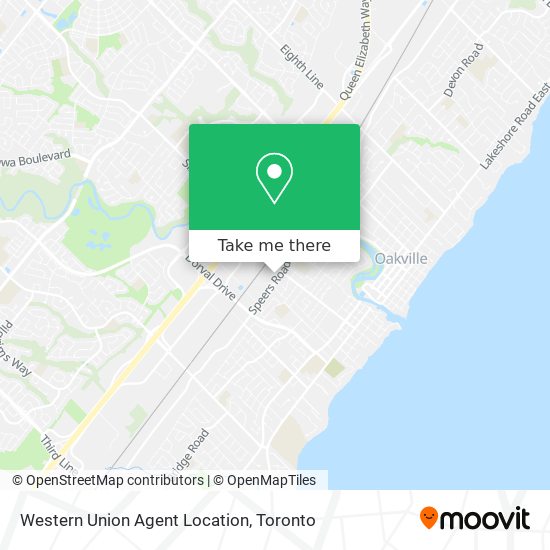 Western Union Agent Location map