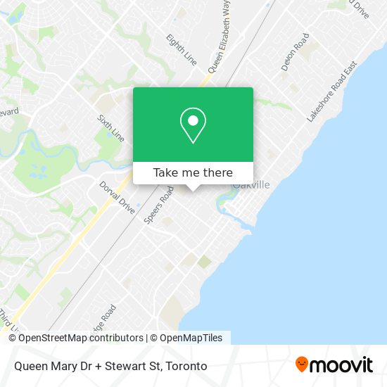 Queen Mary Dr + Stewart St map