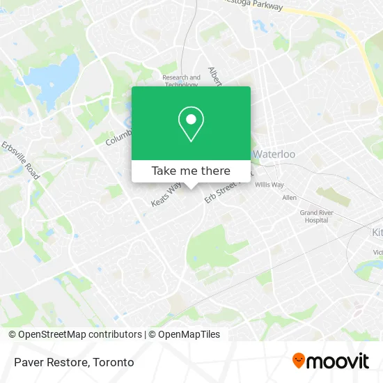 Paver Restore map