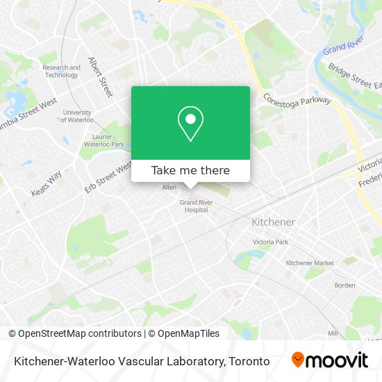 Kitchener-Waterloo Vascular Laboratory plan