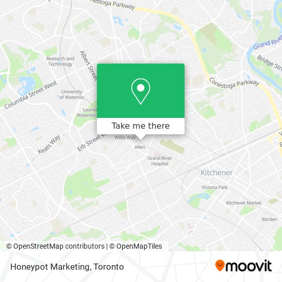 Honeypot Marketing map