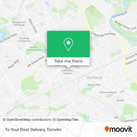 To Your Door Delivery map