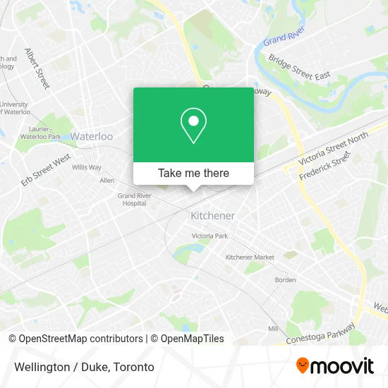 Wellington / Duke map