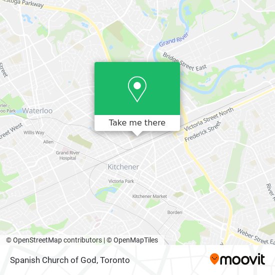 Spanish Church of God map