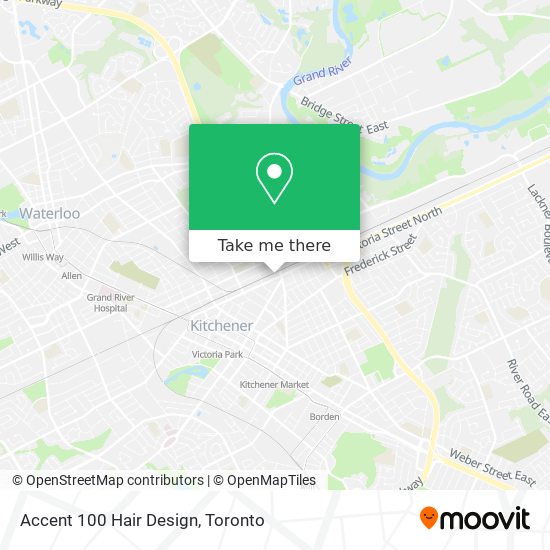 Accent 100 Hair Design map