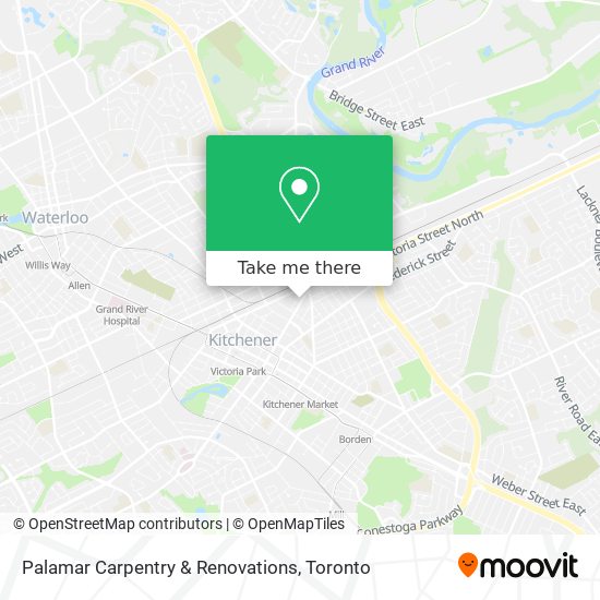 Palamar Carpentry & Renovations map