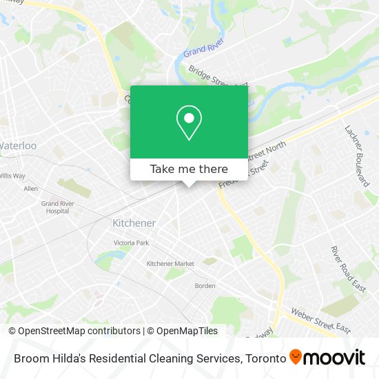 Broom Hilda's Residential Cleaning Services map