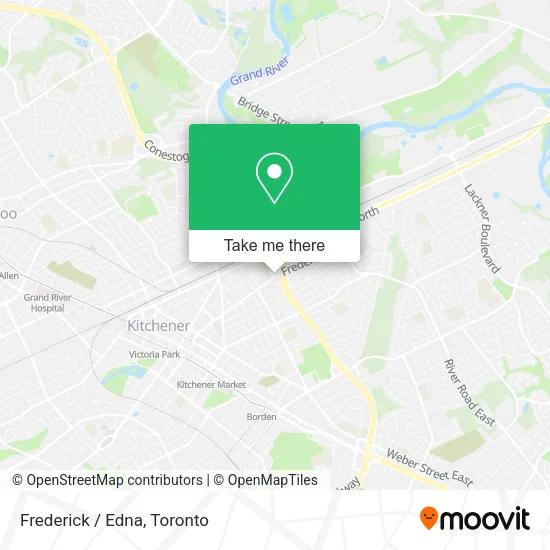 Frederick / Edna map