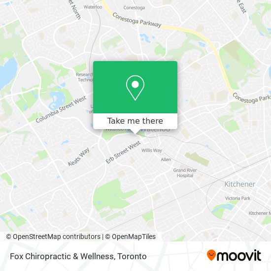 Fox Chiropractic & Wellness map