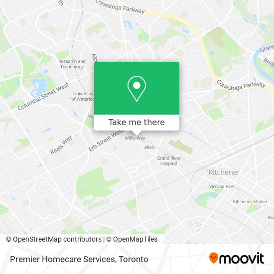Premier Homecare Services map