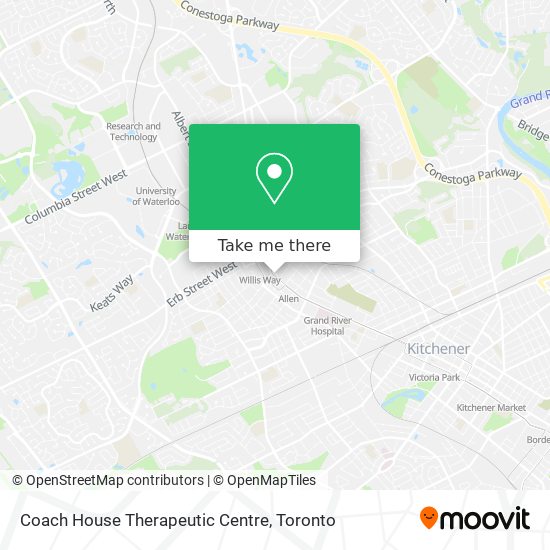 Coach House Therapeutic Centre map