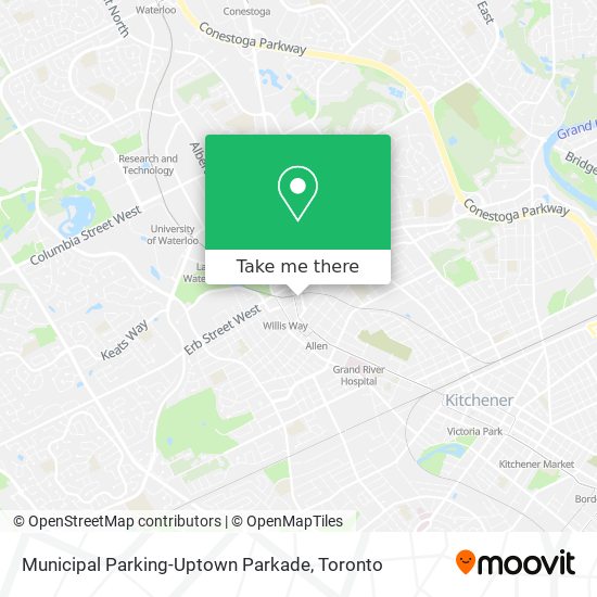 Municipal Parking-Uptown Parkade plan