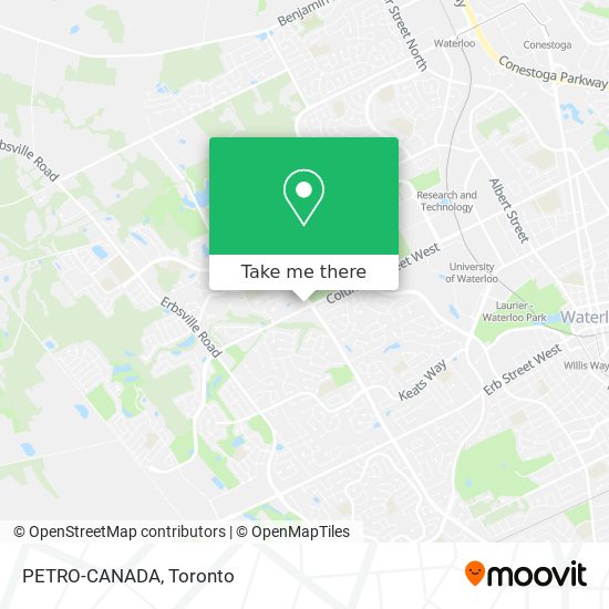 PETRO-CANADA map