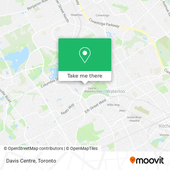 Davis Centre map