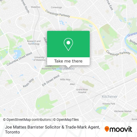 Joe Mattes Barrister Solicitor & Trade-Mark Agent plan