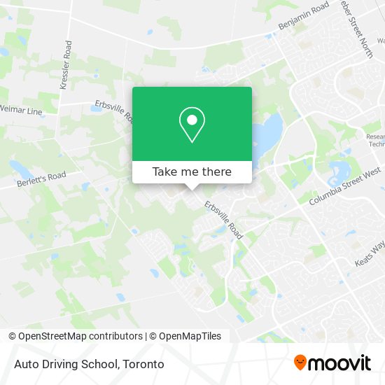Auto Driving School map