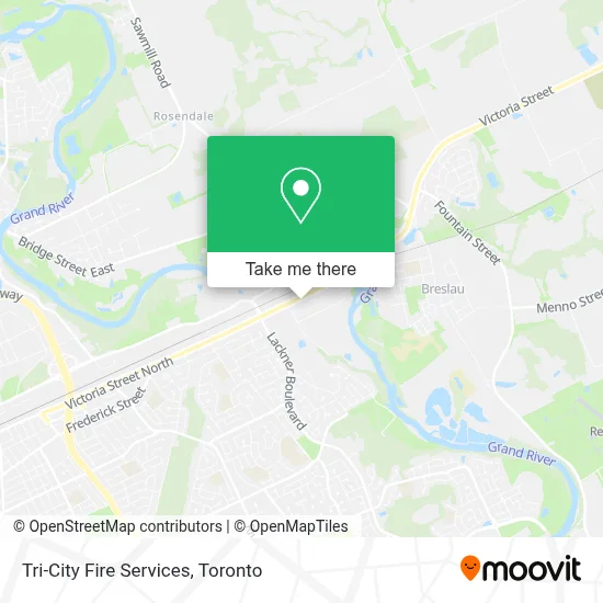 Tri-City Fire Services map