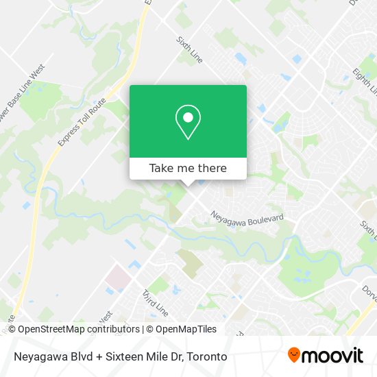 Neyagawa Blvd + Sixteen Mile Dr map