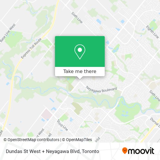 Dundas St West + Neyagawa Blvd map