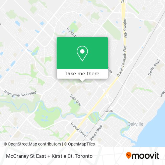 McCraney St East + Kirstie Ct map