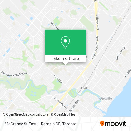 McCraney St East + Romain CR map