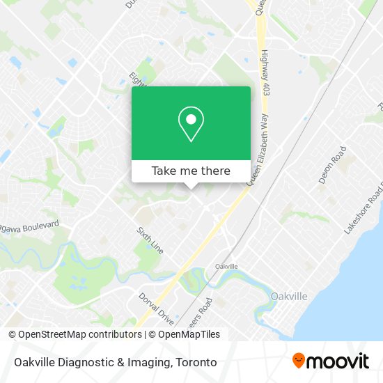 Oakville Diagnostic & Imaging map