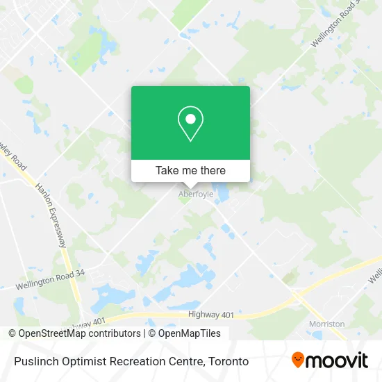 Puslinch Optimist Recreation Centre map
