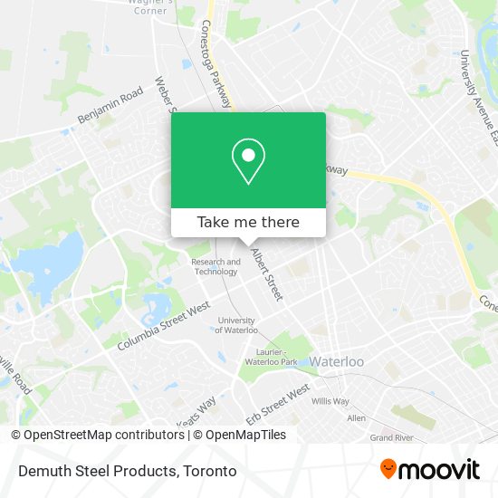 Demuth Steel Products map