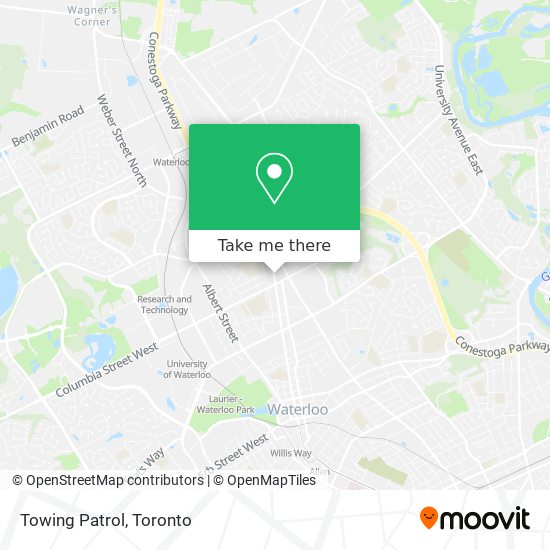 Towing Patrol map