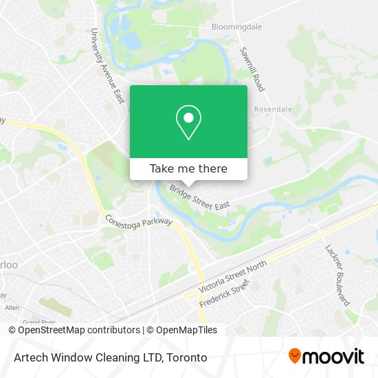 Artech Window Cleaning LTD map