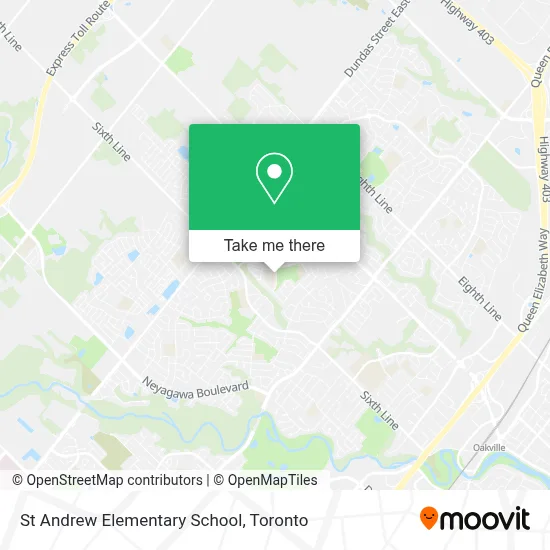 St Andrew Elementary School map