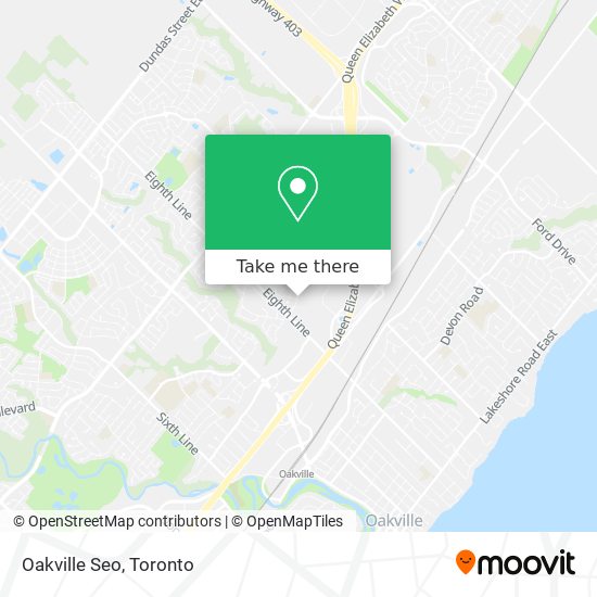 Oakville Seo map