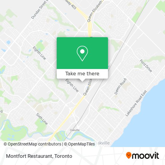 Montfort Restaurant map