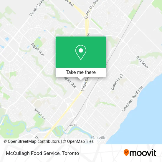McCullagh Food Service map