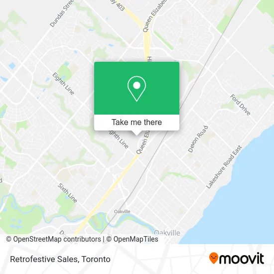 Retrofestive Sales map