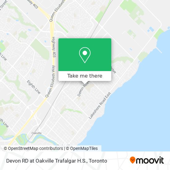 Devon RD at Oakville Trafalgar H.S. plan