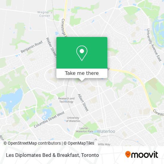 Les Diplomates Bed & Breakfast map