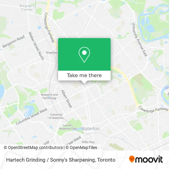 Hartech Grinding / Sonny's Sharpening map