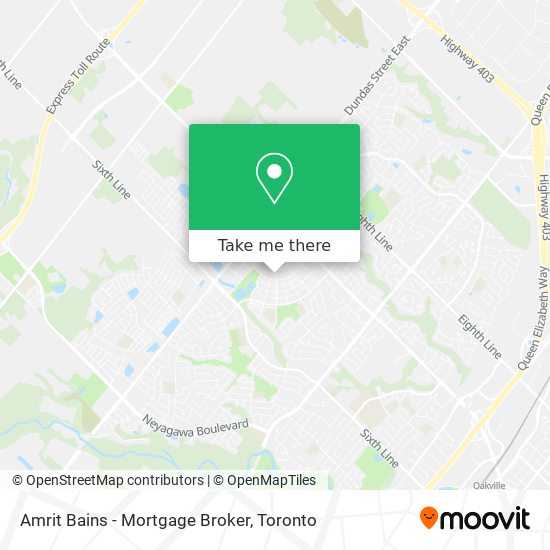 Amrit Bains - Mortgage Broker map