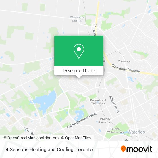 4 Seasons Heating and Cooling map