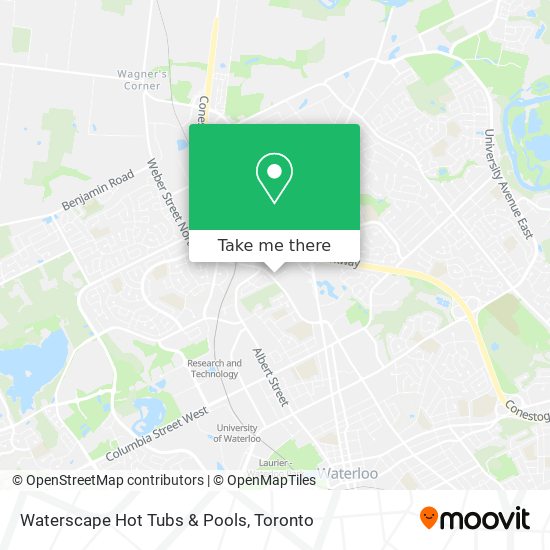 Waterscape Hot Tubs & Pools map