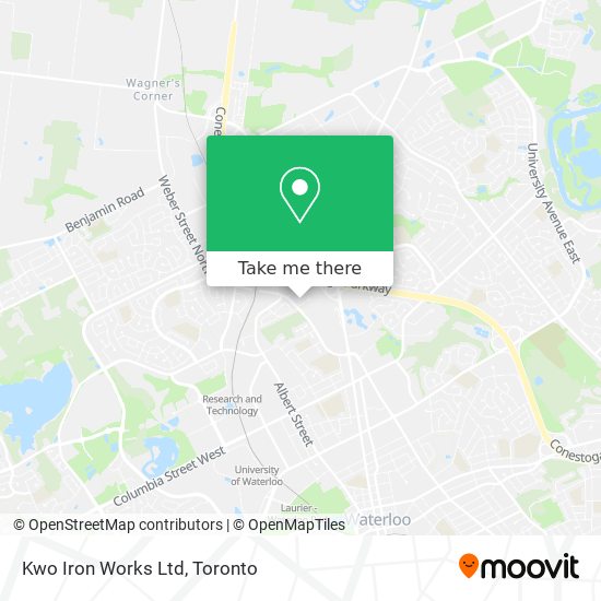 Kwo Iron Works Ltd map