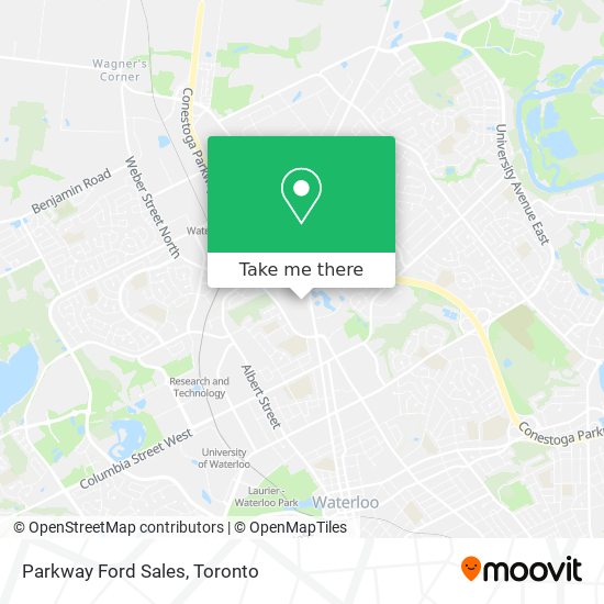 Parkway Ford Sales map