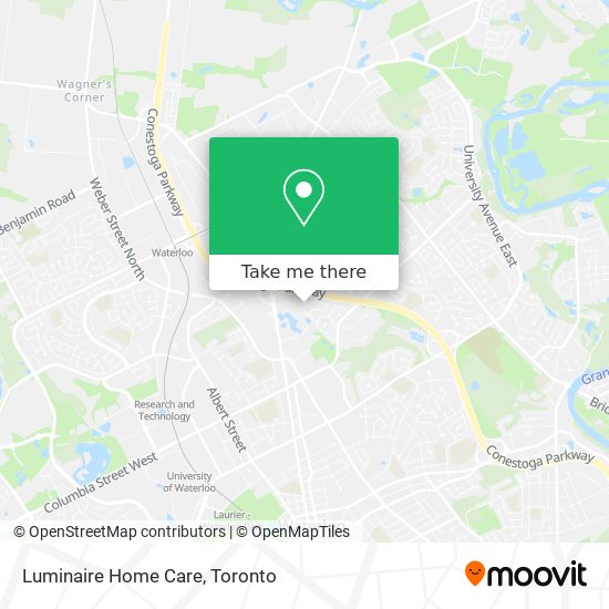 Luminaire Home Care map