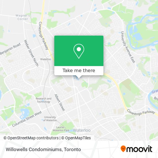 Willowells Condominiums map