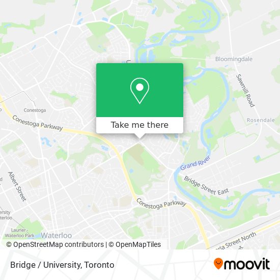 Bridge / University map