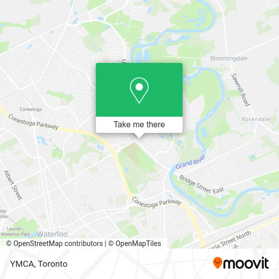 YMCA map